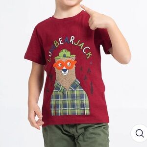 Boys T-shirt with Lumbearjack Print